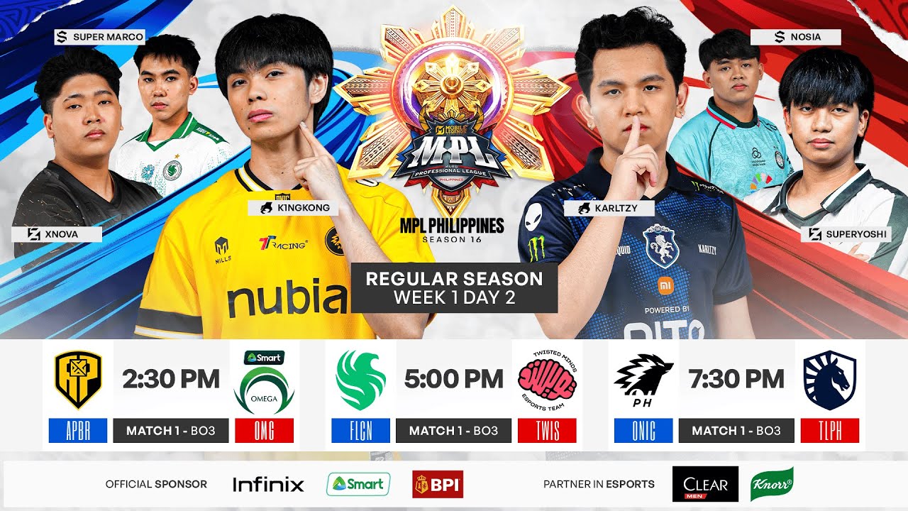 🔴 LIVE | MPL PH S16 | ENGLISH - Week 1 Day 2