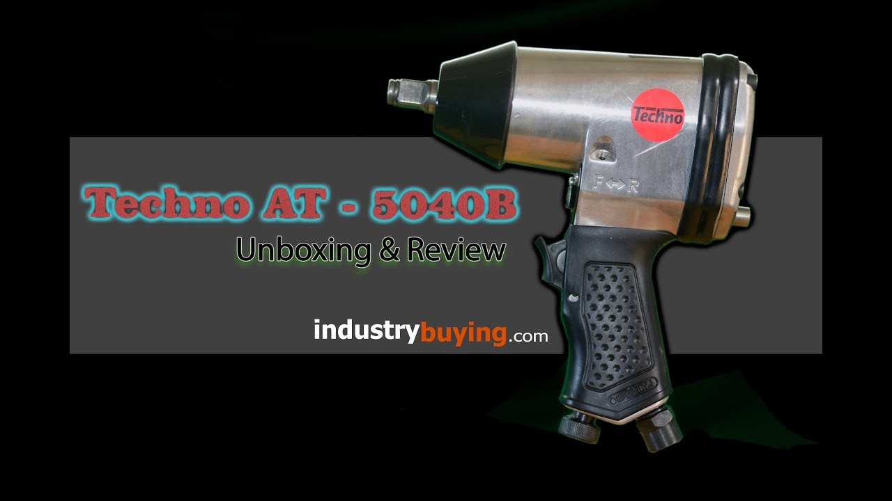 Techno AT 5040B - Air Impact Wrench Unboxing - industrybuying.com