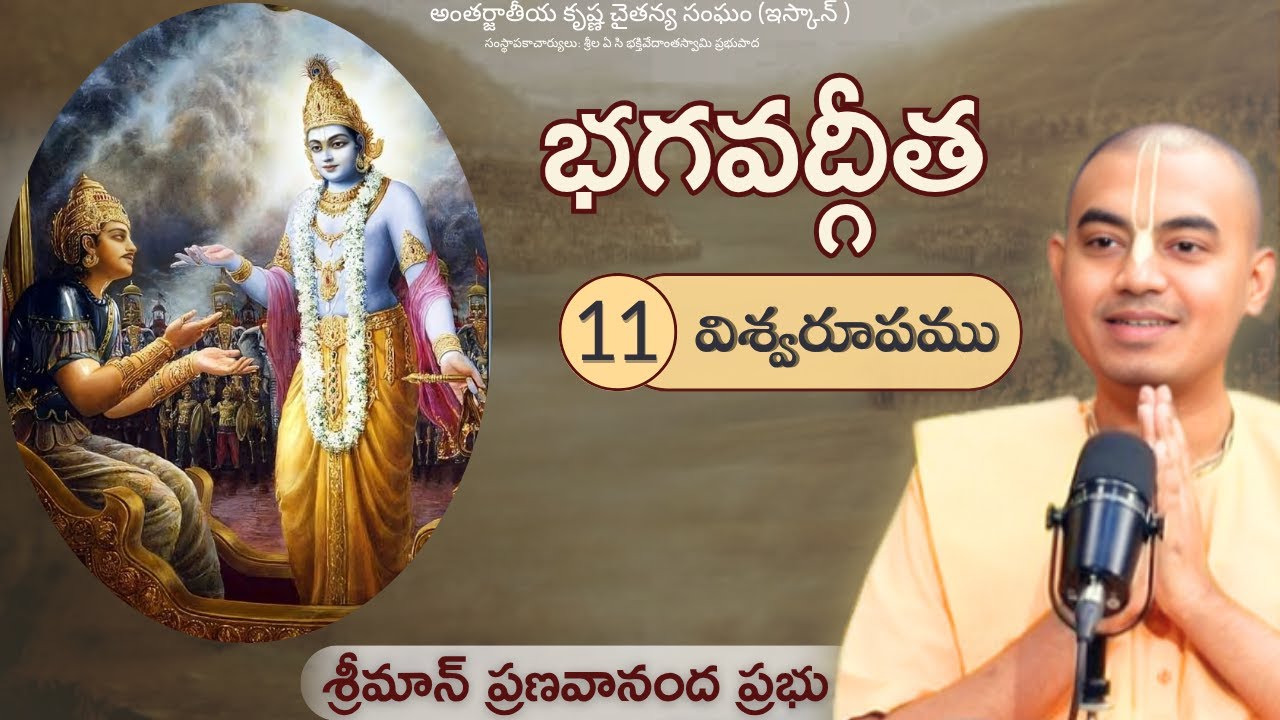 భగవద్గీత - అధ్యాయం - 11 (విశ్వరూపము) || శ్రీమాన్ ప్రణవానంద ప్రభు || HG Pranavananda Prabhu