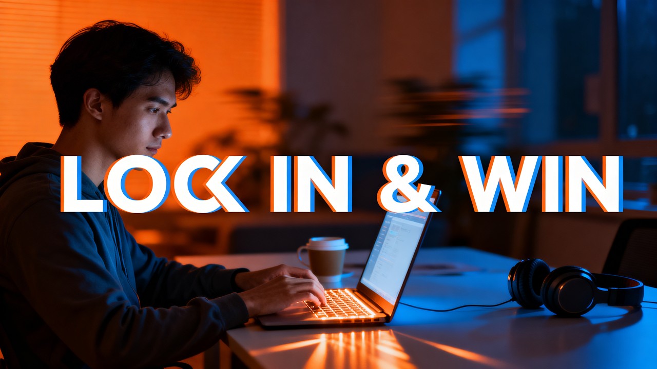 Work Hard Mode ⚡ Deep Focus Music & Cinematic Workspace for Maximum Productivity