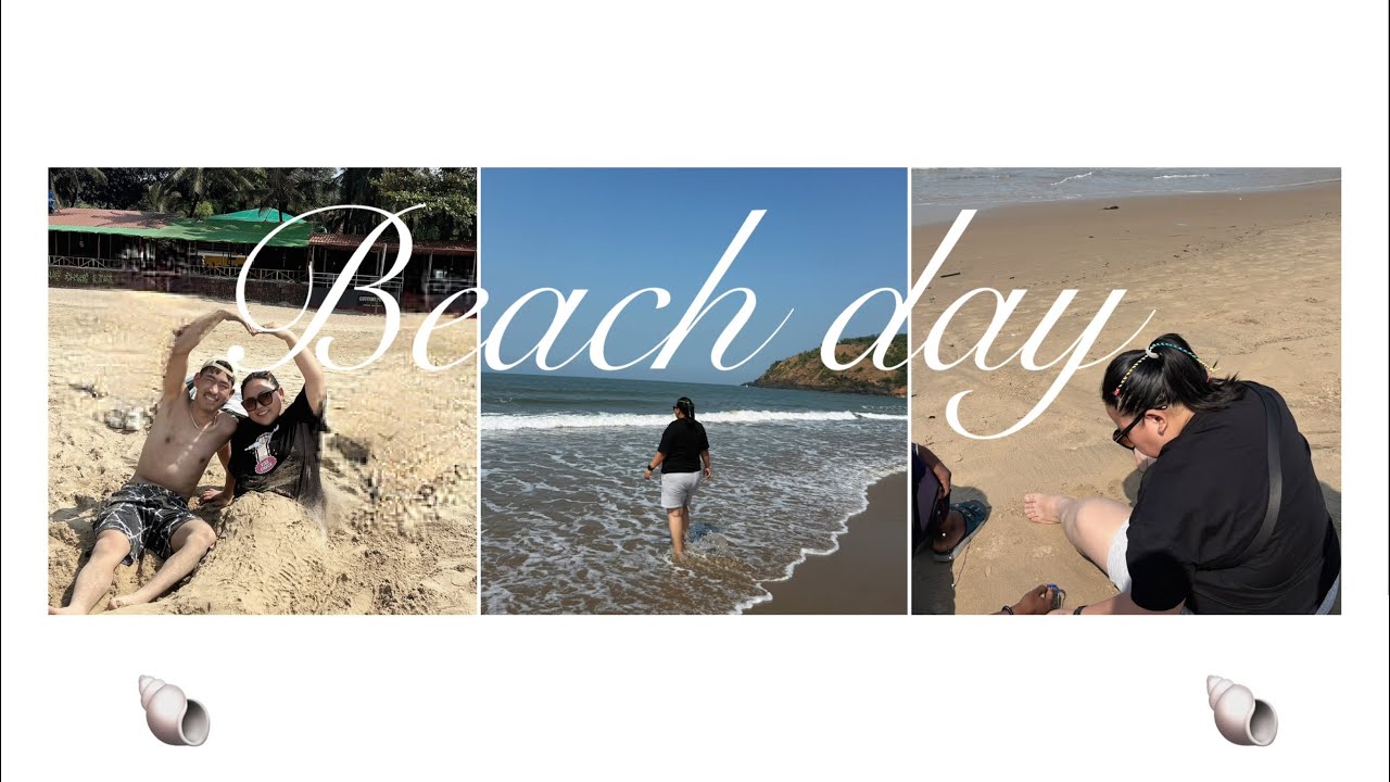 ✨One of the best spots to soak in the sea vibes🐚//famtime//funtime🌊✨#tibetanvlogger#beachvibesonly 💙