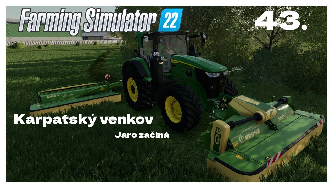 Farming simulator 22 | Karpatský venkov #43 jaro je tu |  Lets play |  CZ/SK |