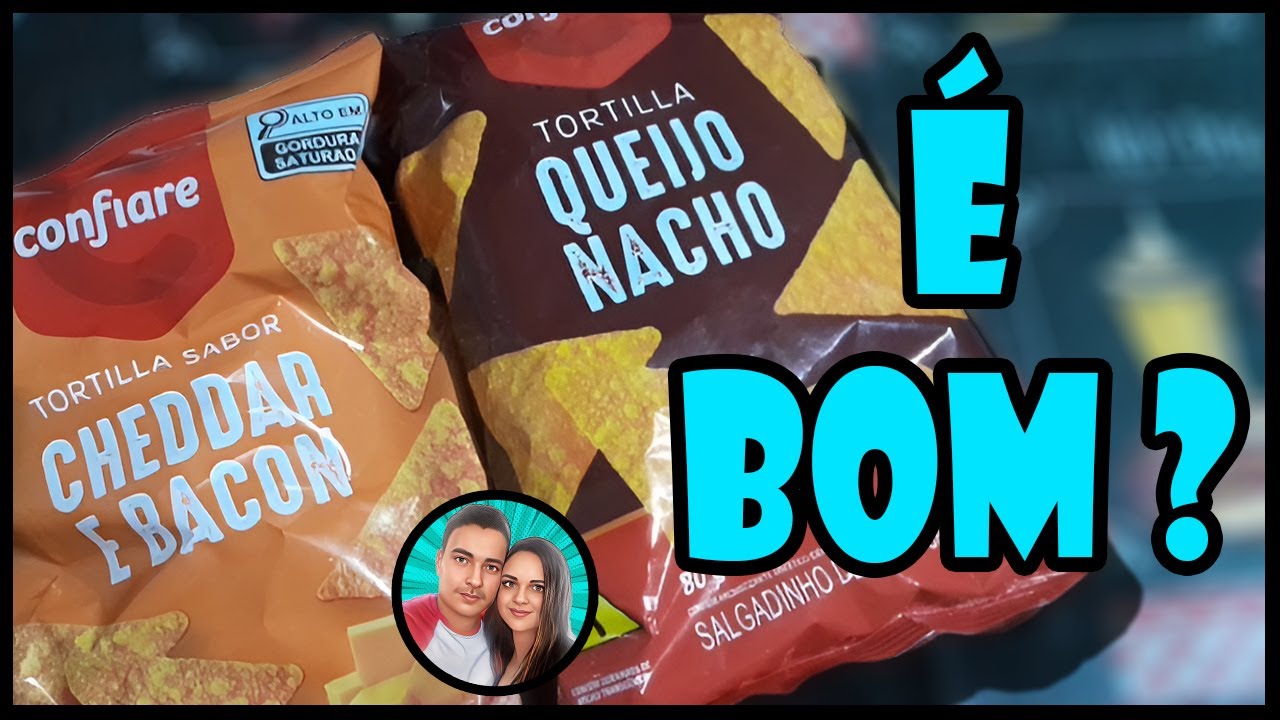 Tortilla Confiare Queijo Nacho, Cheddar e Bacon