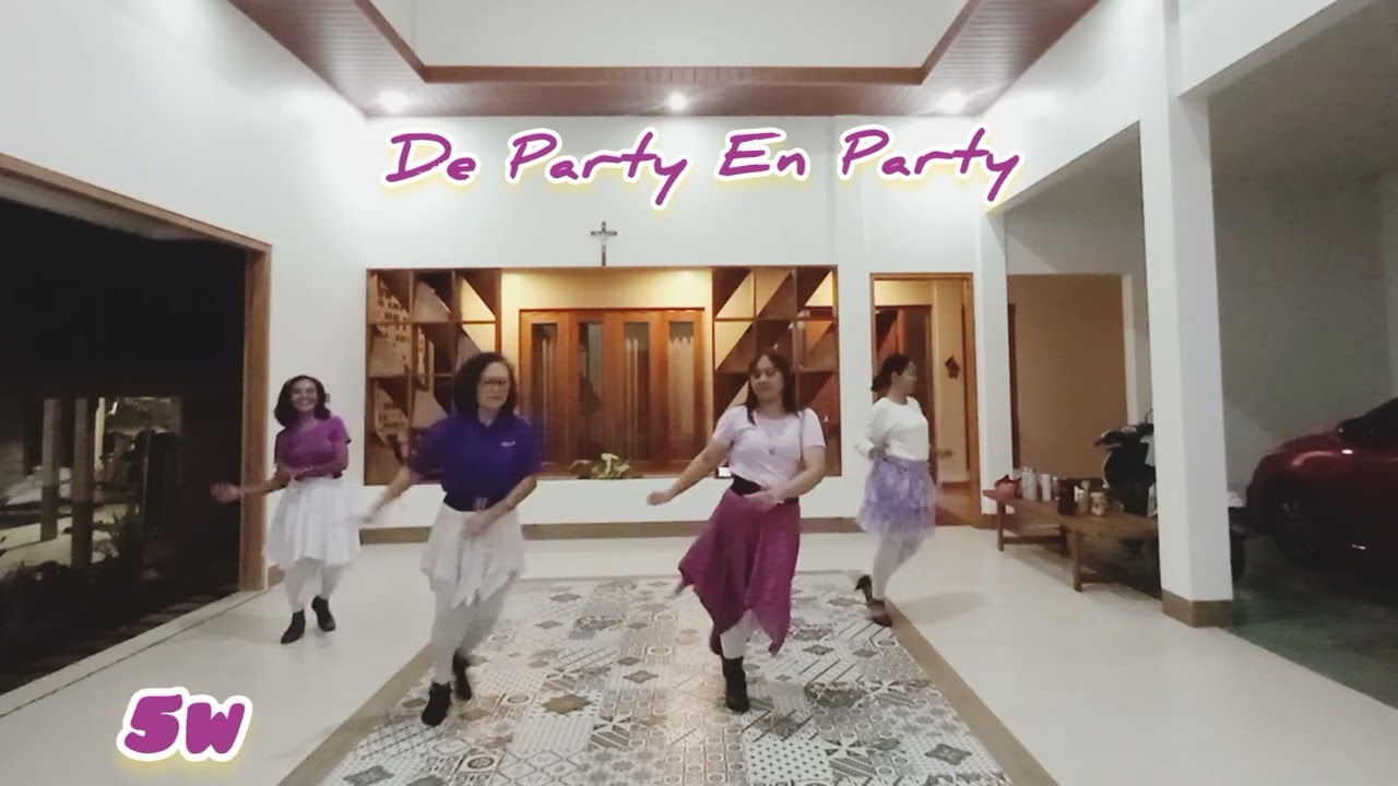 DE PARTY EN PARTY/Choreo Denny J Naim (INA) & Neva (INA)/High Beginner/Demo by Bougenville LDC