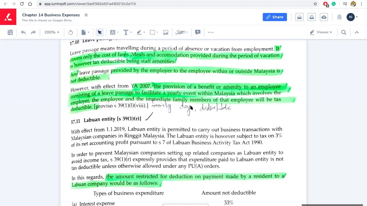 Tutorial 2 on Corporate Taxation