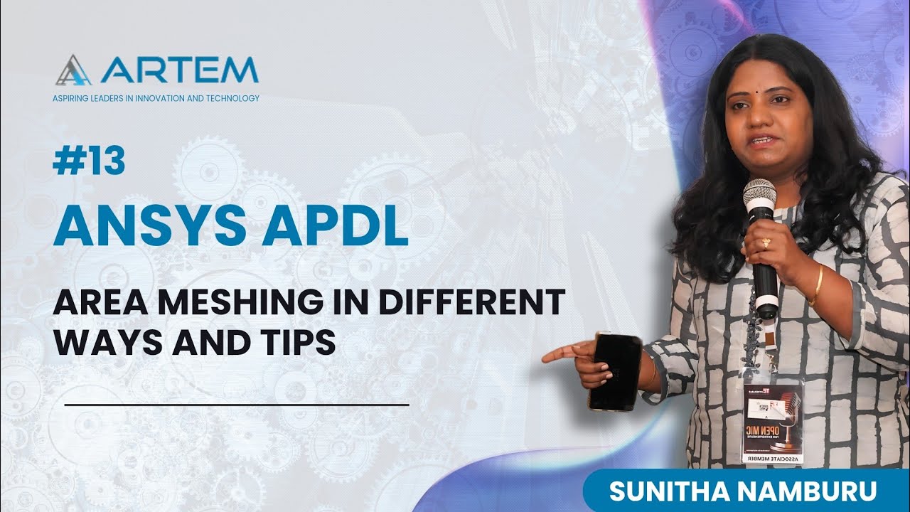 Area meshing in different ways and tips - Ansys APDL#13 #shorts #trending #youtubeshorts #shortvideo