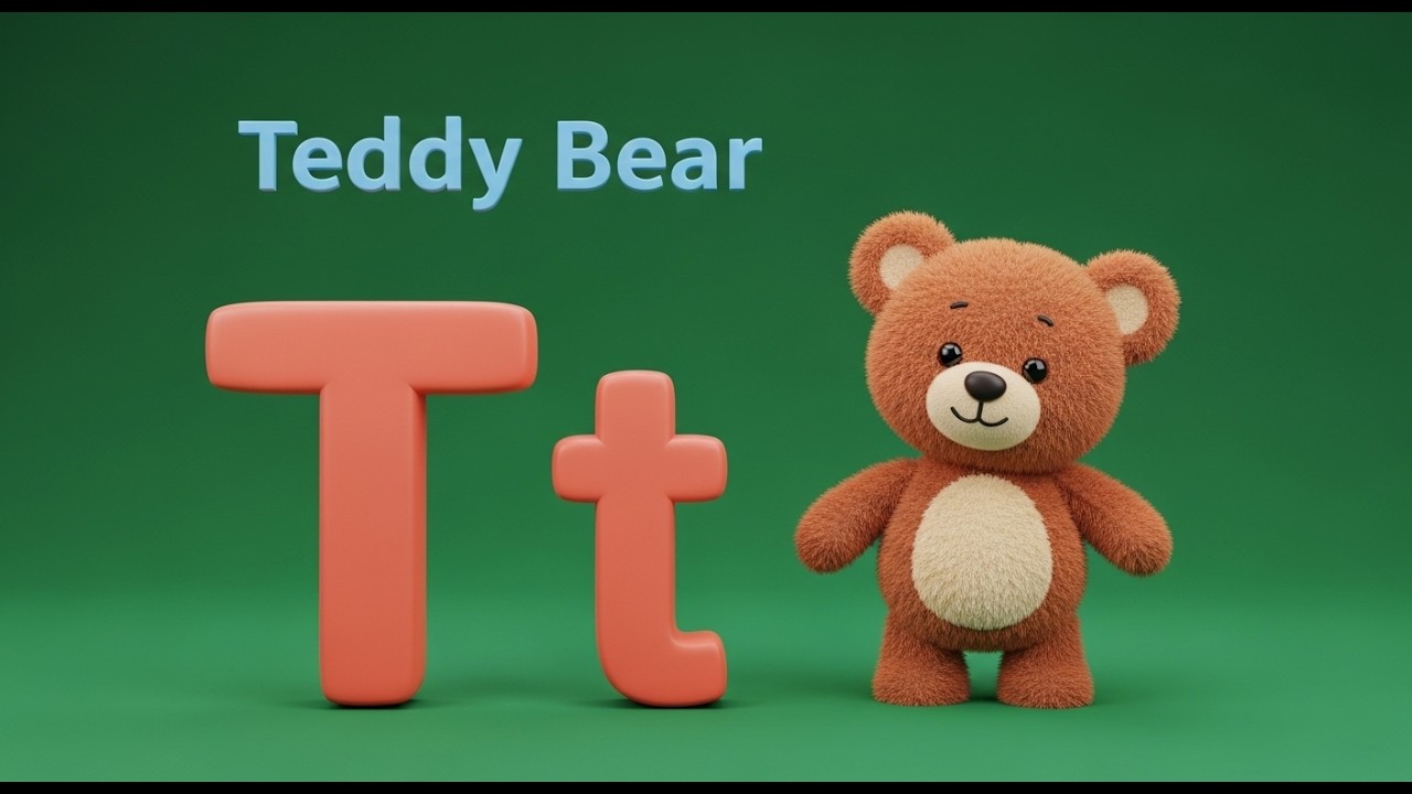 Phonics Song with Four Words – T for Train – ABC Alphabet Songs with Sounds for Children