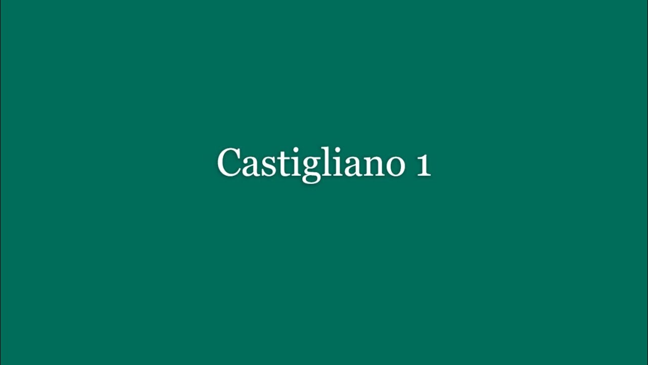 Castigliano 1