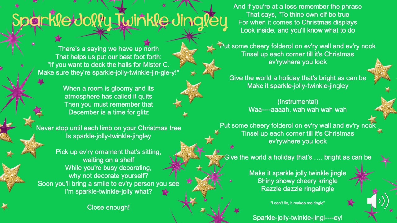 Sparkle Jolly Twinkle Jingle