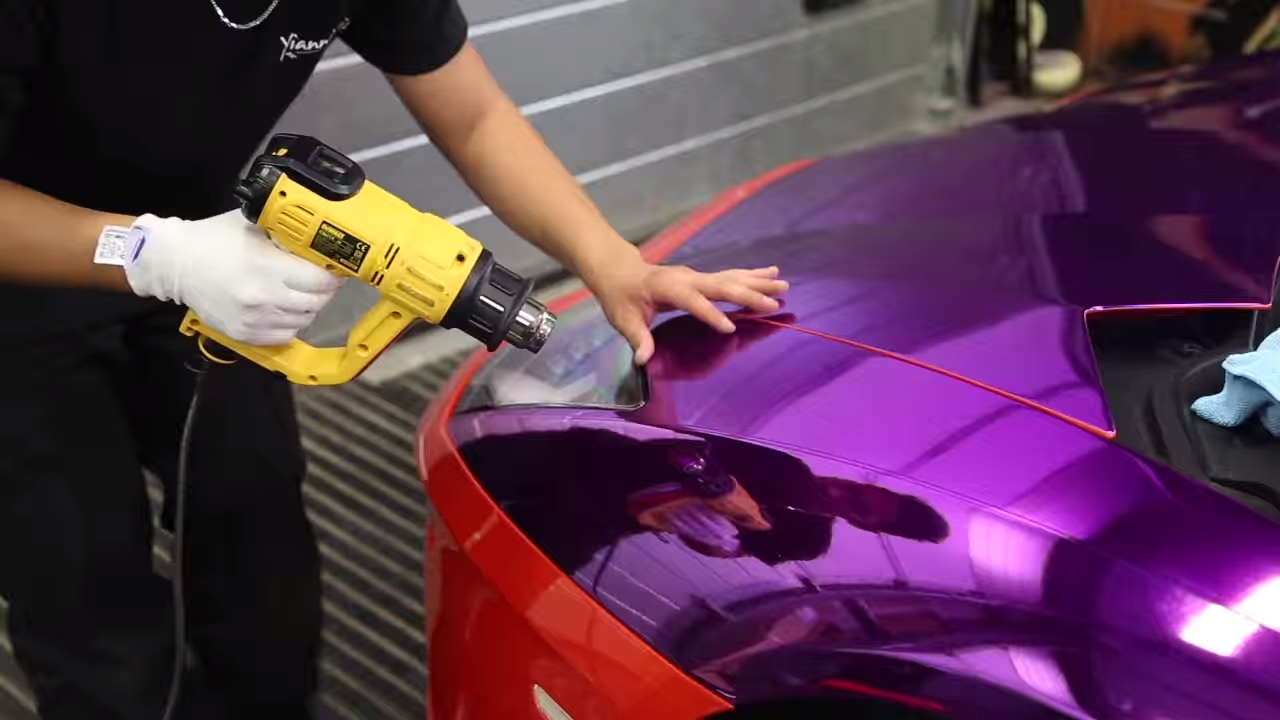 KSI's Purple Lamborghini Wrapped - (part 1)