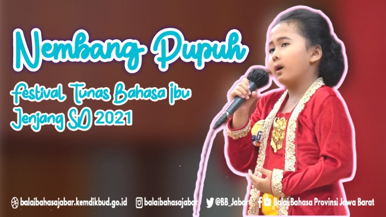 Pemenang Harapan I Nembang Pupuh Putri, Festival Tunas Bahasa Ibu Jenjang SD 2021