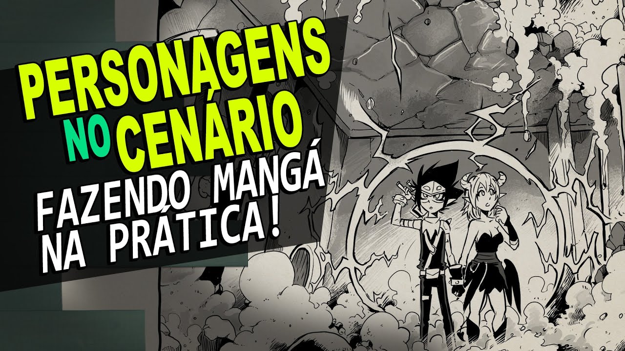 Como Desenhar Personagens em Cenários | Dica De Desenho