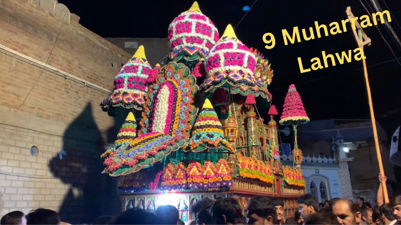 9 Muharram Lahwa shikarpur Sindh // tezz Barish hogai // 5 lakh log aye thy