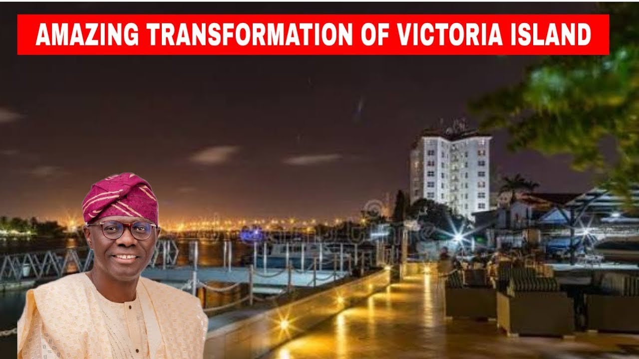 This is the new look of Victoria island Lagos,Night View