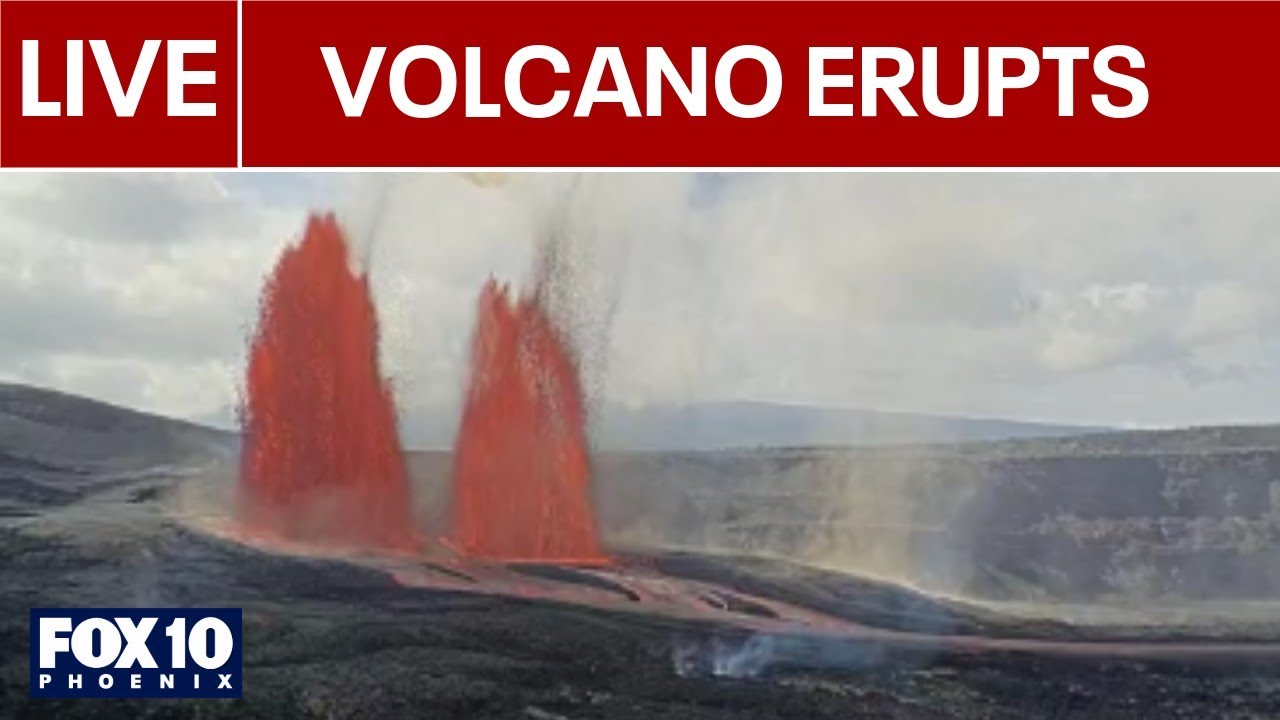 🔴LIVE: Kilauea volcano erupts in Hawaii | FOX 10 Phoenix