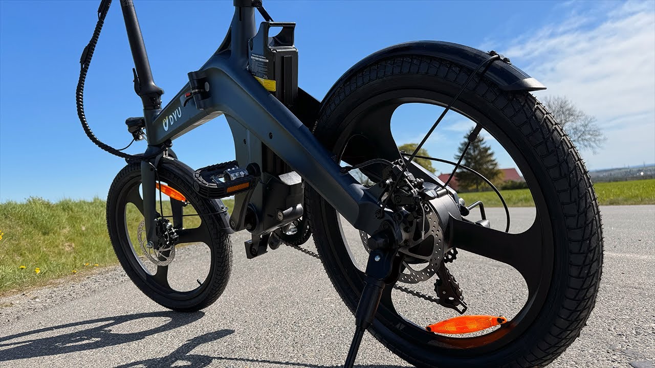 ¡Mi Sorprendente bicicleta eléctrica Plegable DYU T1 ✅ Luce genial!