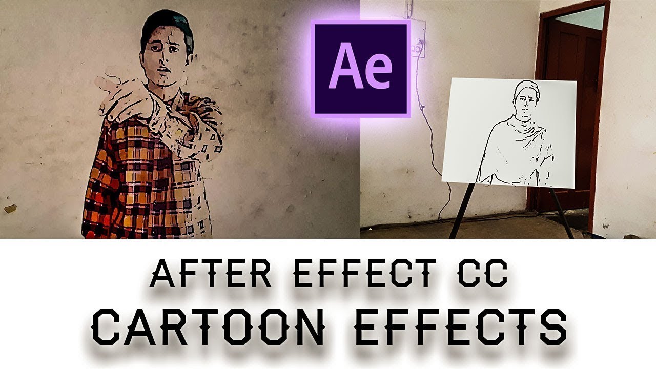 Realistic Cartoon Effect in After Effect CC | Muhammad Abbas