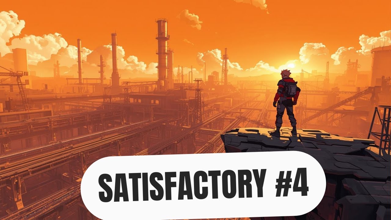 The coal-fired power plant |#4| Satisfactory Gameplay Time-lapse