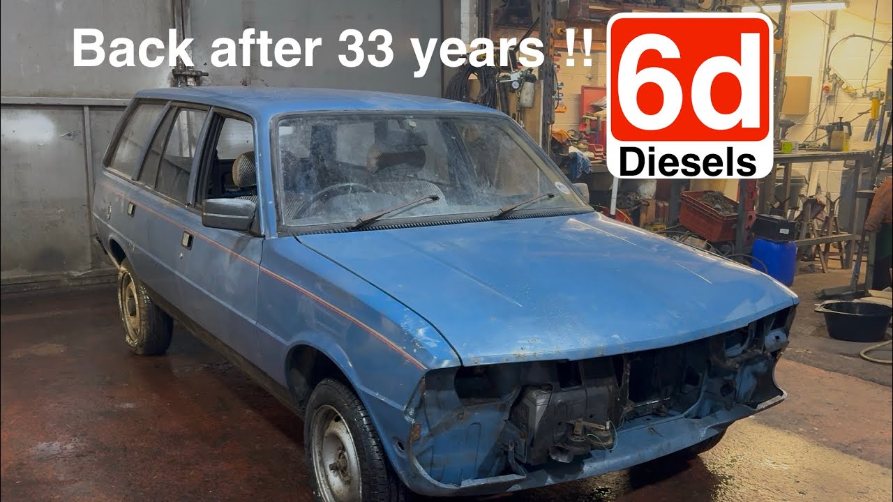 Running and driving after being parked for 33 years !! That’ll be an old Peugeot 