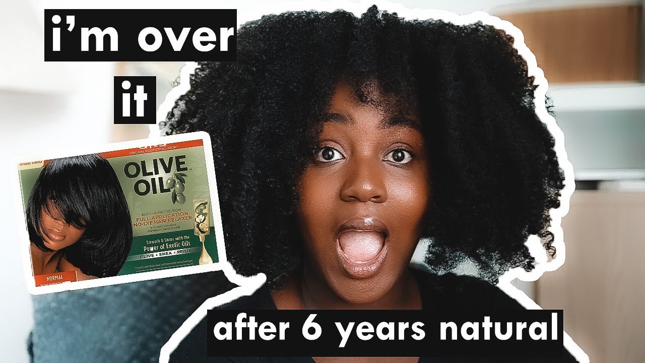 the natural hair community is toxic. relaxing/texturizing my hair after 6 years natural | real talk