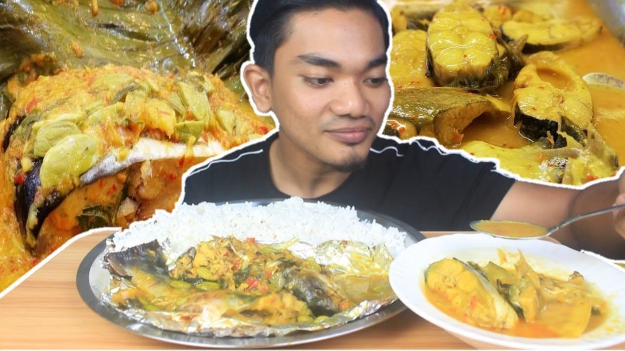 MELANTAK PATIN MASAK TEMPOYAK DAN PAIS PATIN TEMPOYAK (mukbang malaysia)