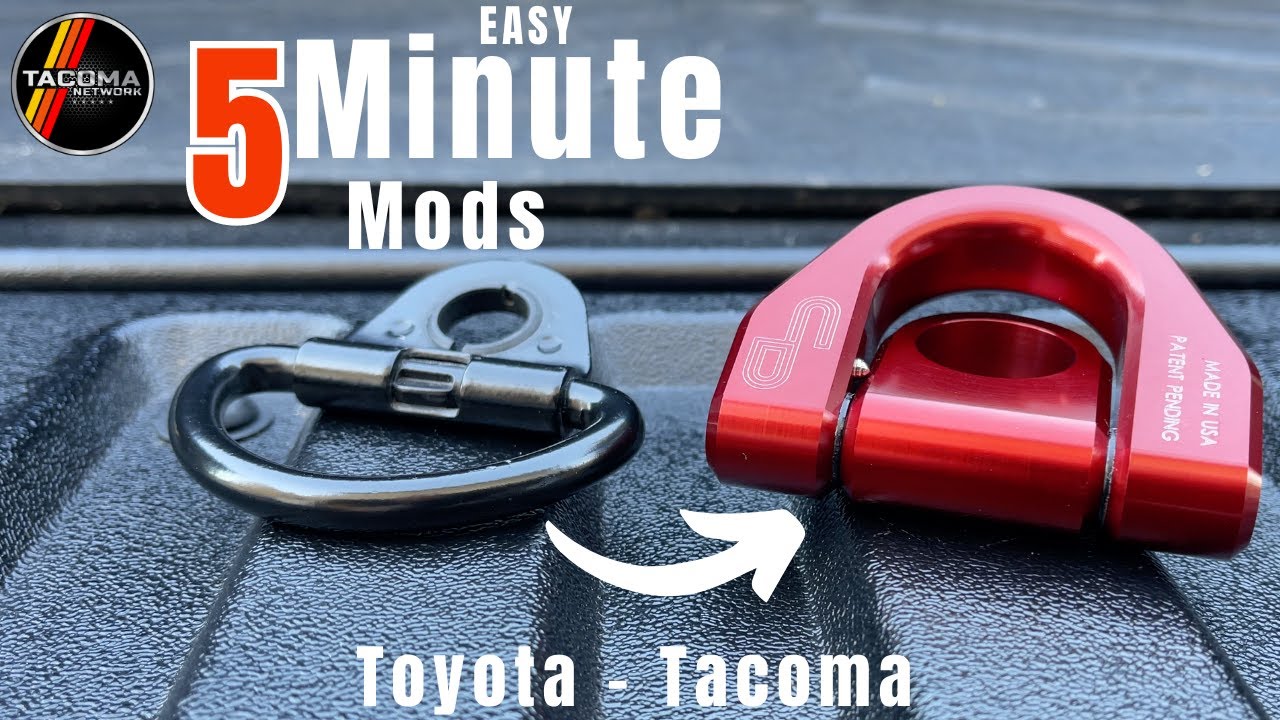 Toyota Tacoma 3rd Gen - 5 Minute Mod - Billet Tie Downs 