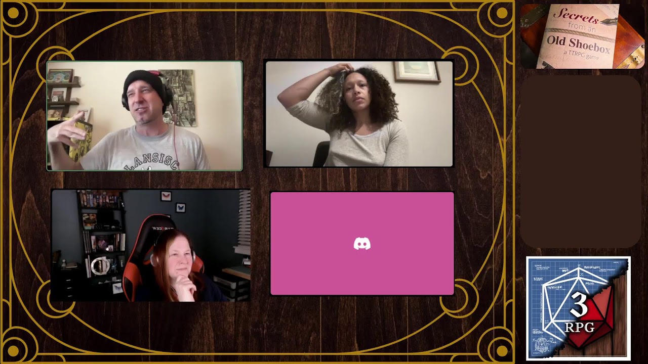 3RPG  'All Author' Live Play: Secrets From an Old Shoebox  #TTRPG #rpg #creativewriting #roleplay