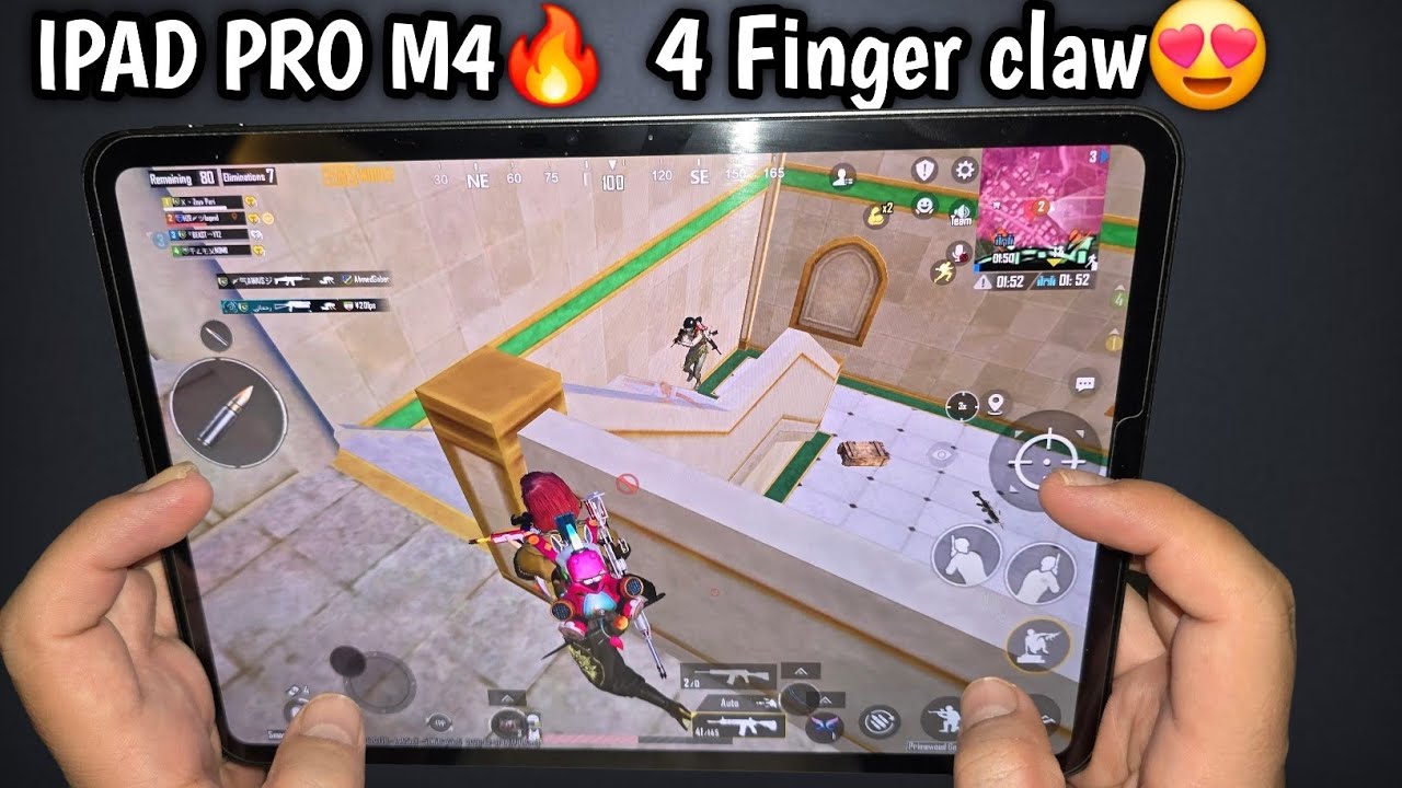 IPAD PRO M4 🔥  PUBG HANDCAM SMOOTH+ULTRA EXTREME 😍 PUBG TEST/ GAMEPLAY/ BEST SENSITIVITY/ FULL GYRO