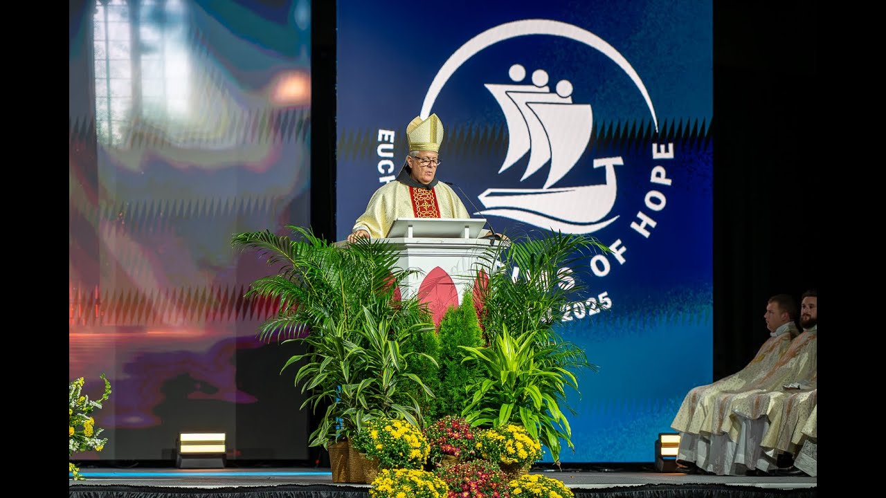 2025 Eucharistic Congress Holy Hour: Bishop Michael Martin's homily
