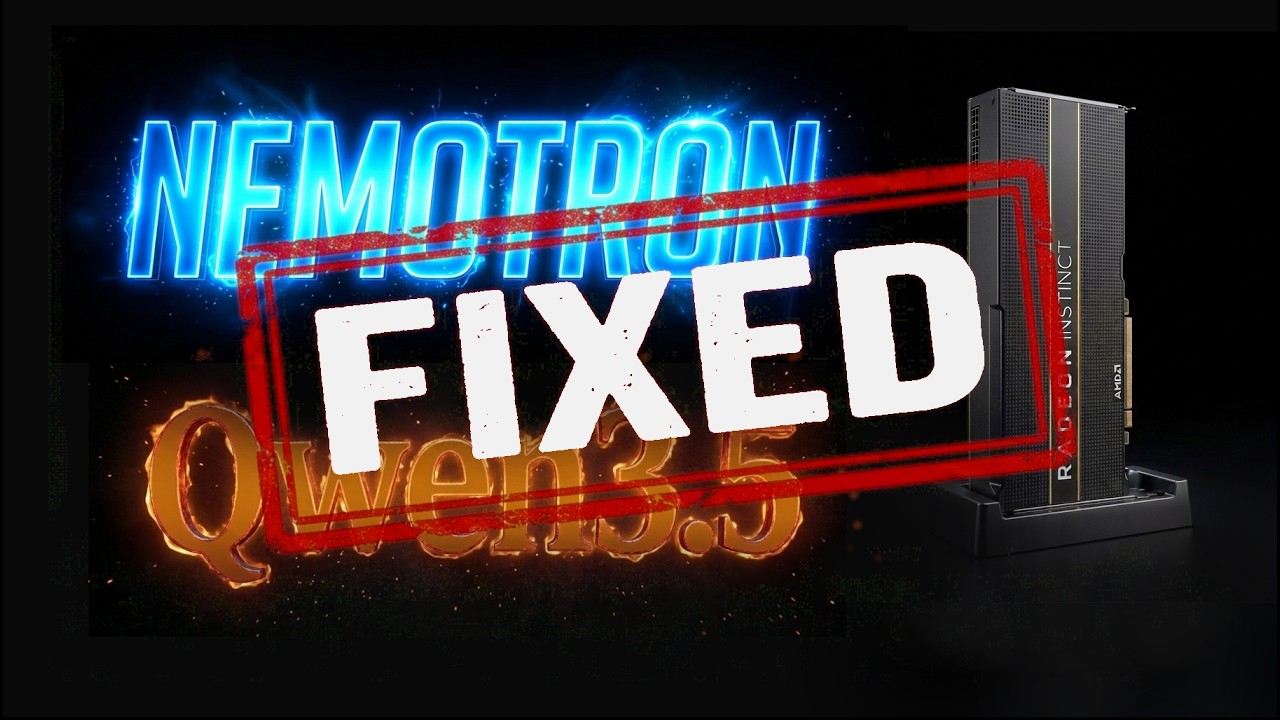Часть 2. Qwen3.5 35B и Nemotron 30B на Instinct Mi50, RX 7900 xtx и RTX 3090.