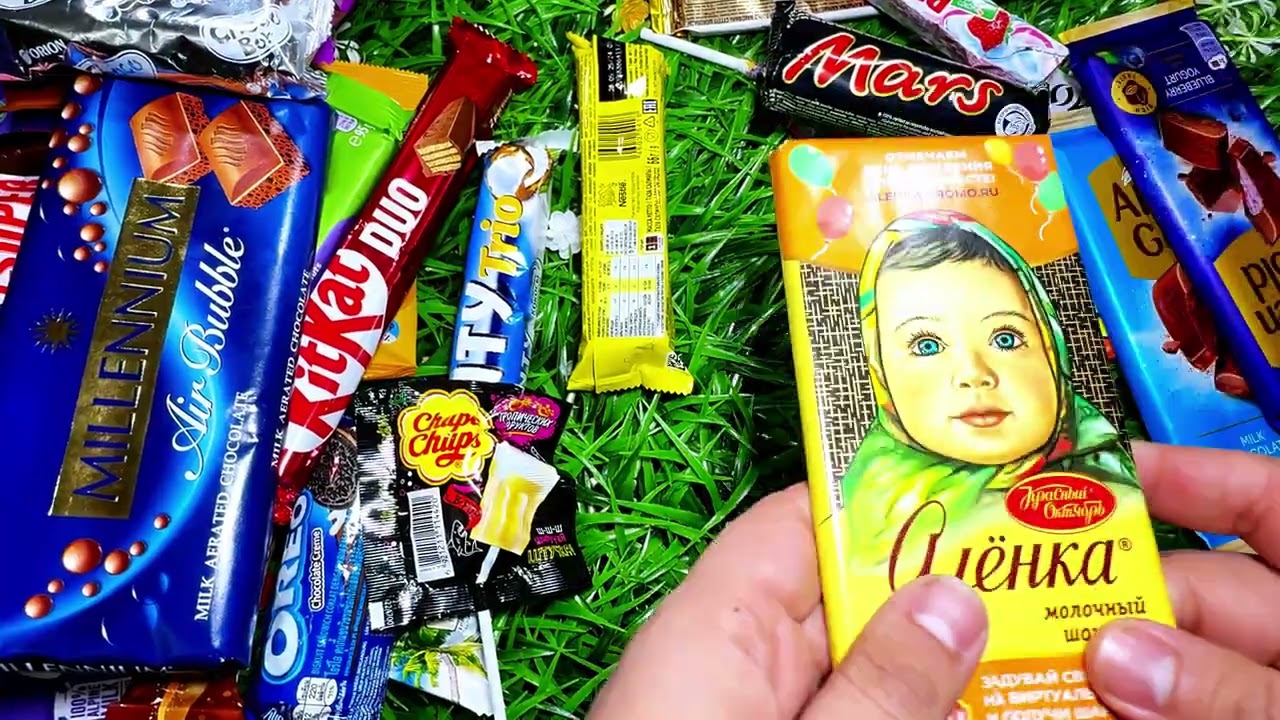 ASMR Most Popular Candies  unwrap the most colorful and tasty candies