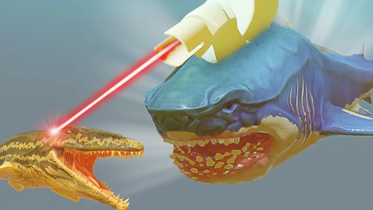 МЕГАЛОДОН С ЛАЗЕРНОЙ ПУШКОЙ ЗАХВАТИЛ ОКЕАН, ОБНОВЛЕНИЕ | Feed and Grow Fish