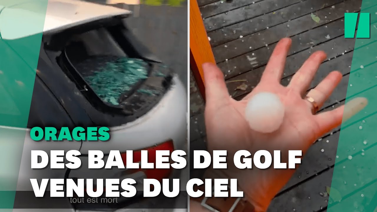 La Gironde touchée par d'impressionnantes chutes de grêle