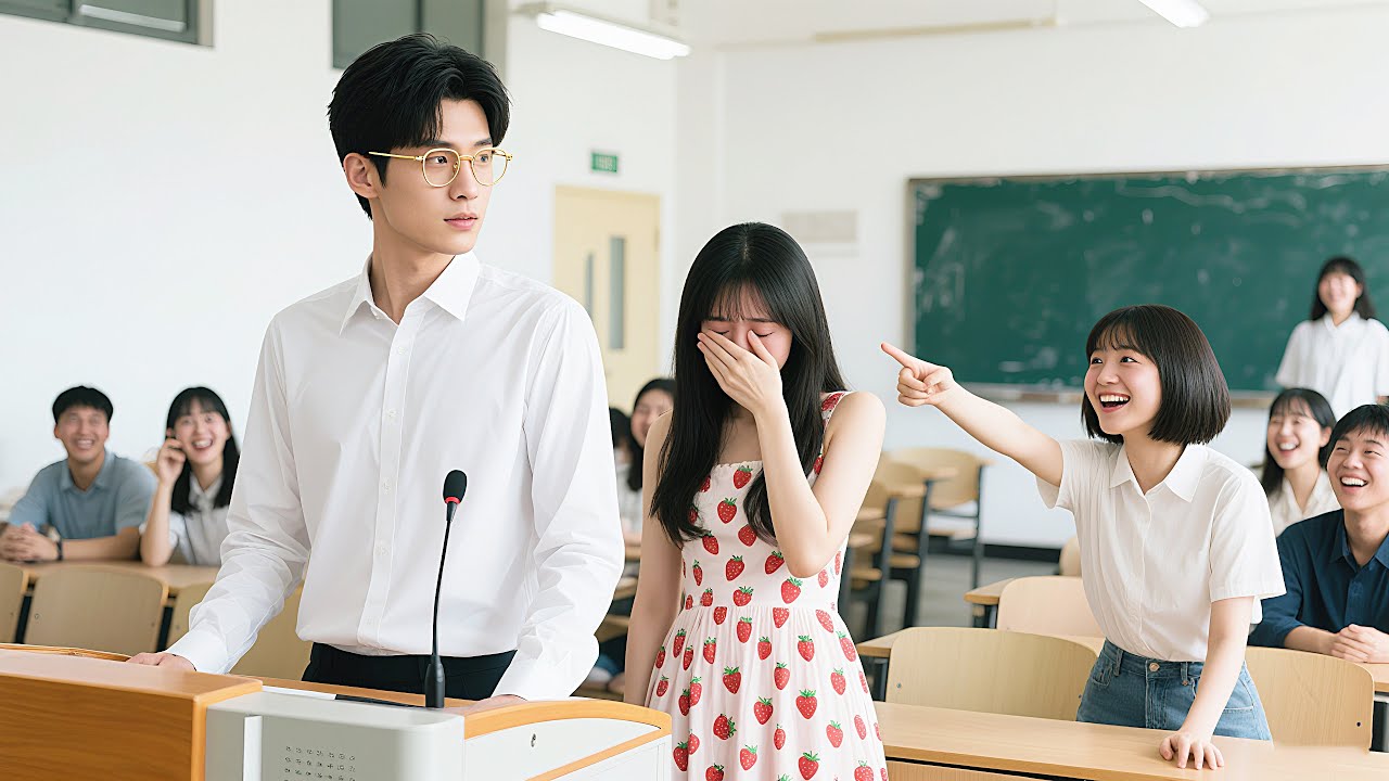 The new handsome young professor… turns out to be the man I drunkenly kissed that night! 😳