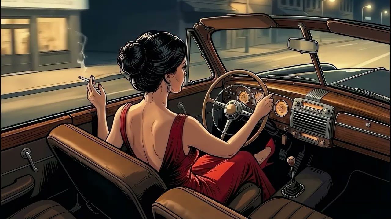1940s Classic Swing Jazz Vibes 🎷 | Retro Night Drive 🚗 with Nostalgic Jazz Music