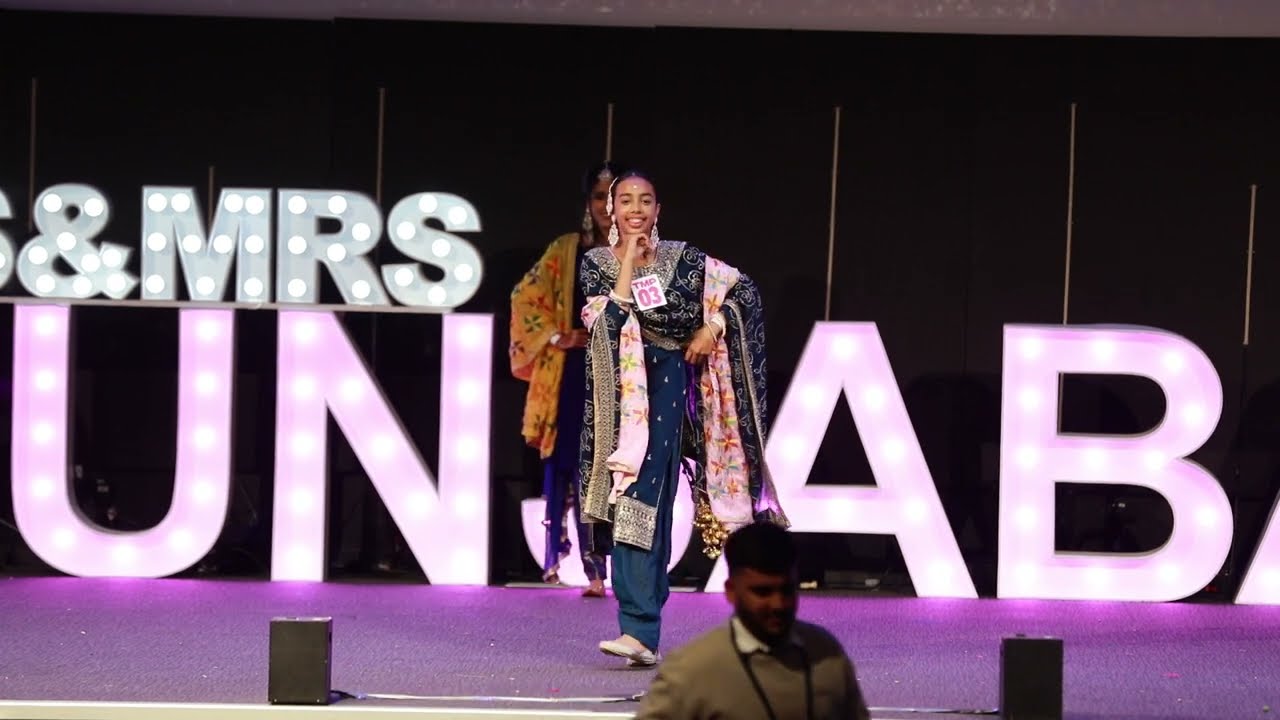 Teen Miss Punjaban 2023 Ramp Walk Round