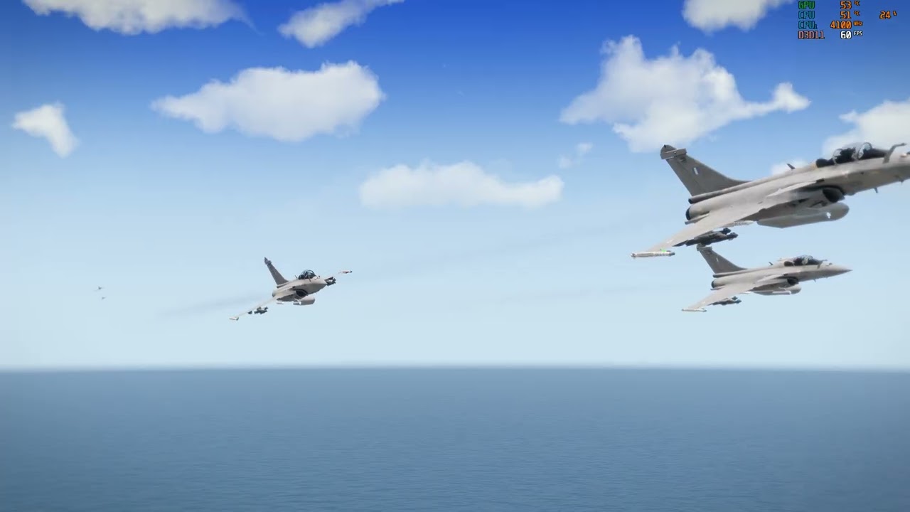 HELLENIC AIR FORCE - RAFALE AND MIRAGE OVER LIMNOS