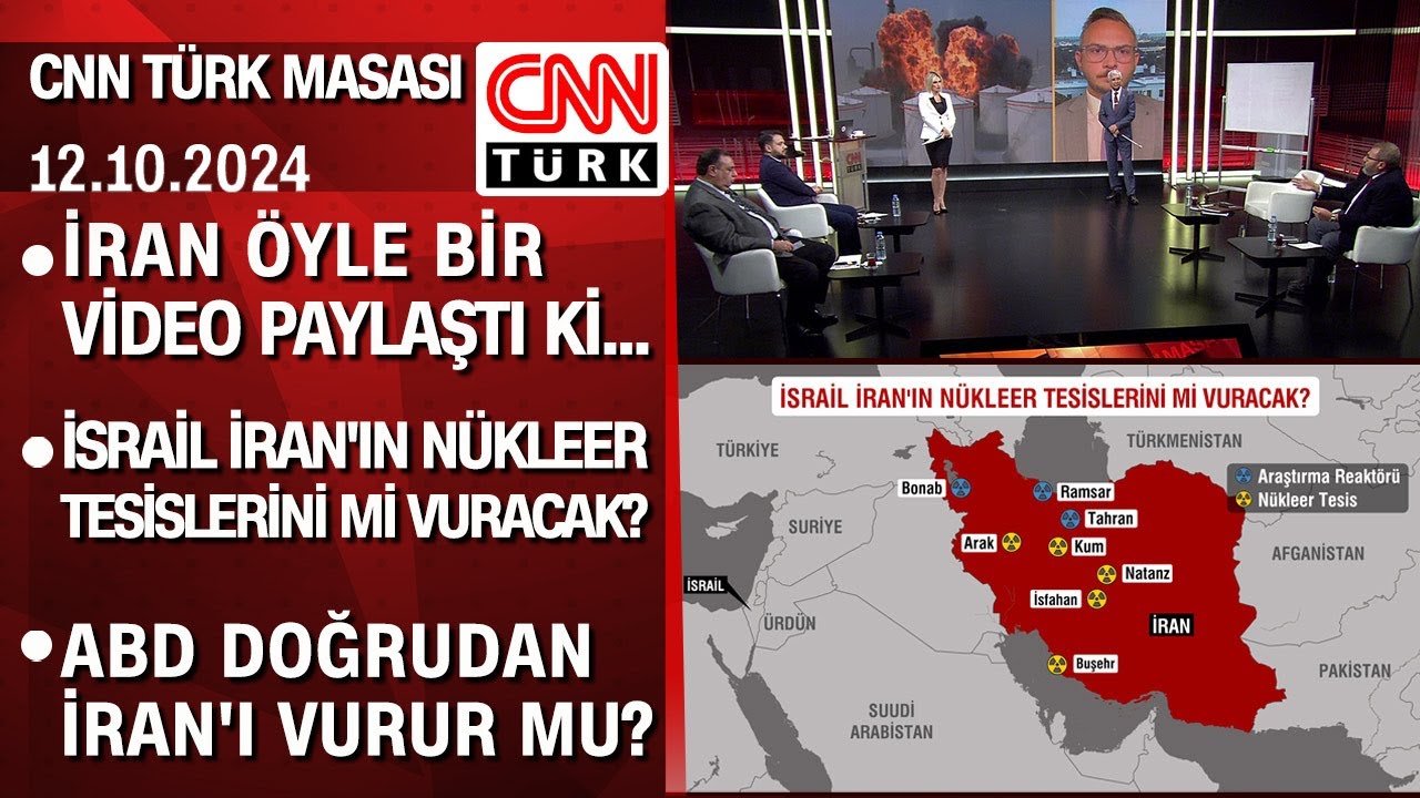 İran'dan Ortadoğu'yu sarsan video | İran-İsrail n&uuml;kleer savaşa mı girecek? -CNNT&Uuml;RKMasası 12.10.2024