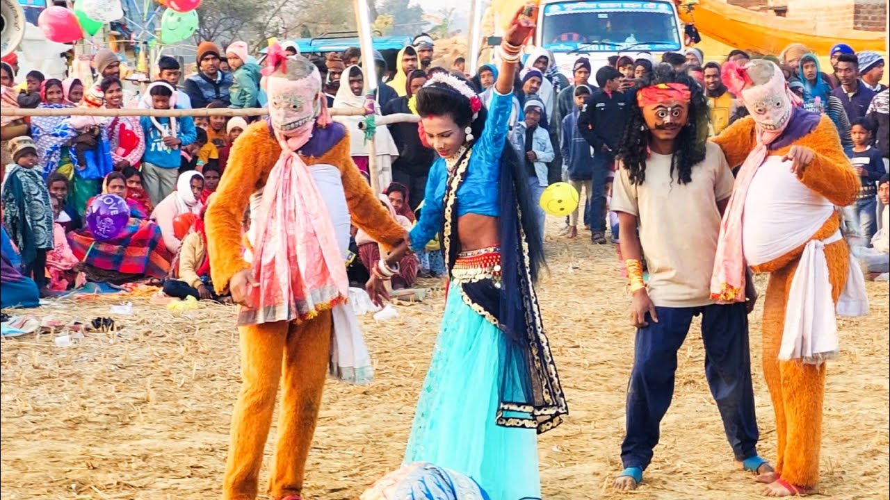 কমেডি_ছৌনাচ | দীলিপ মাহাত ছৌনাচ | Dilip Mahato Chhou Nach | Purulia Chhou Nach |Chhau Nach 