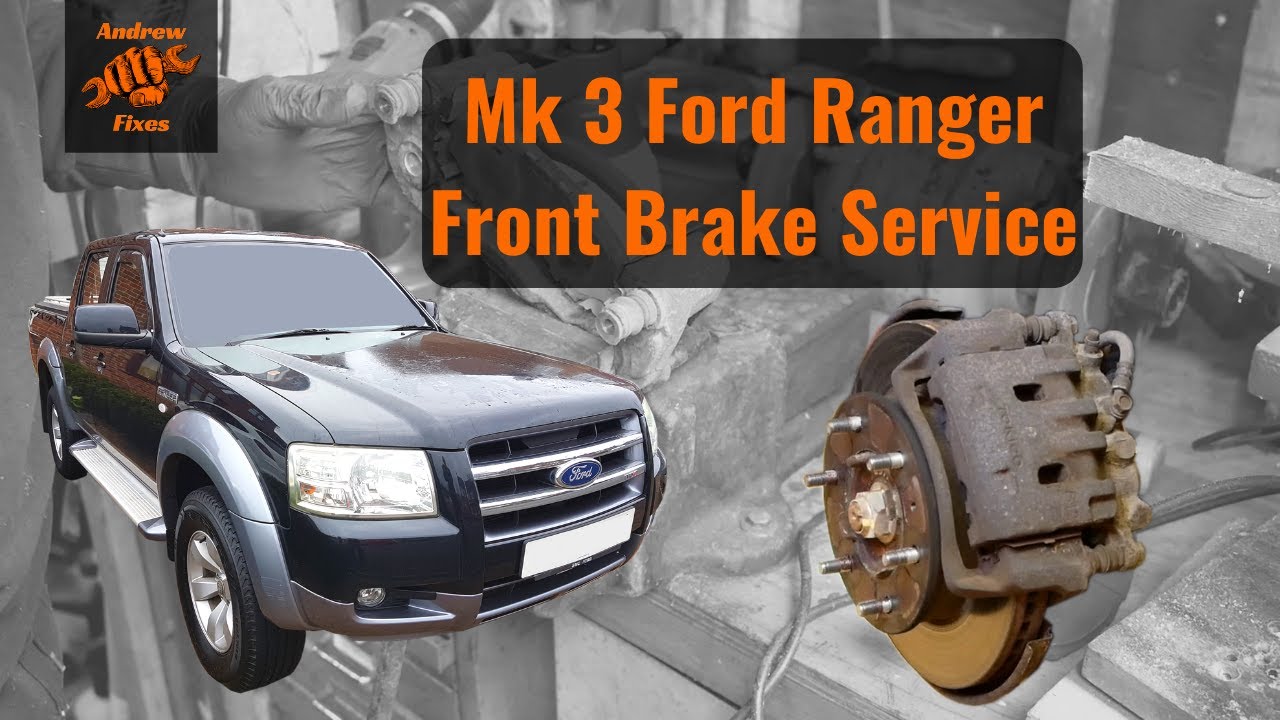 Заедают тормоза? Передние тормоза Ford Ranger Mk 3, обслуживание. Ford Ranger 2.5 TDCi 4x4 2007 г...
