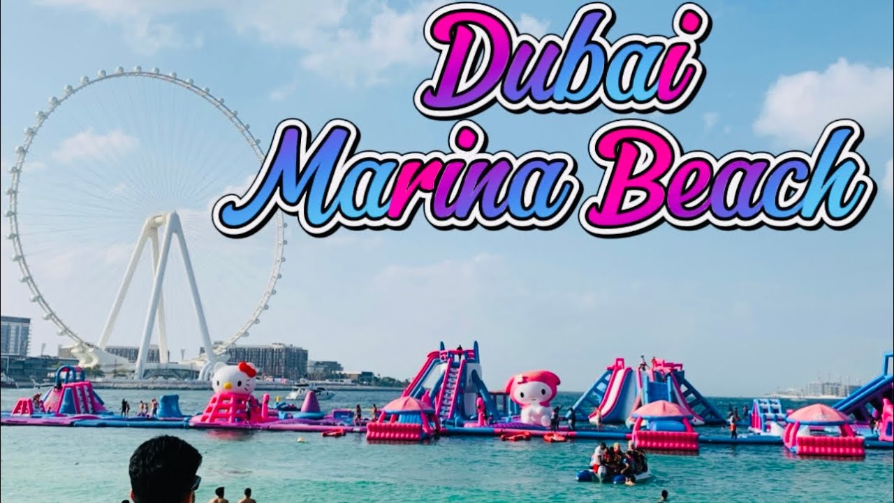 ബീച്ചിലെ മനോഹരമായ കാഴ്ചകൾ |Dubai Marina Beach | AE Vibrant Tourist Destination |JBR, Beach Jumeirah