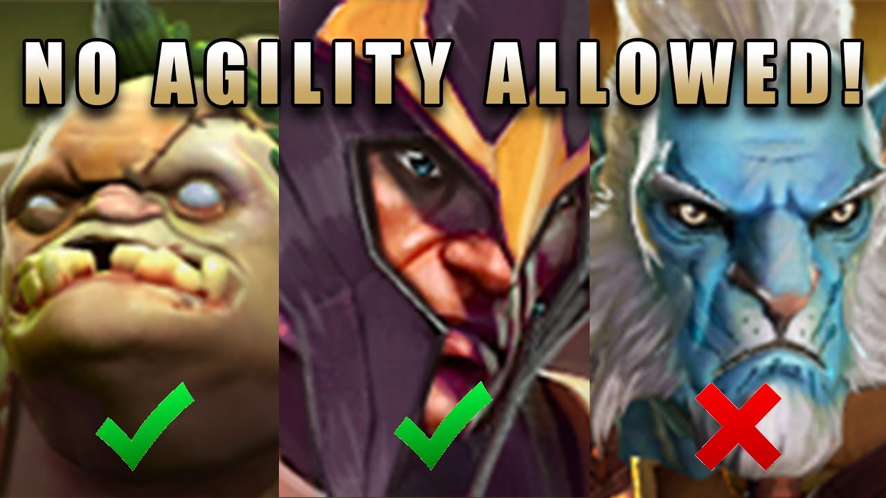 Atomic War but I'm not allowed to get agility heroes [Dota 2 Mods]