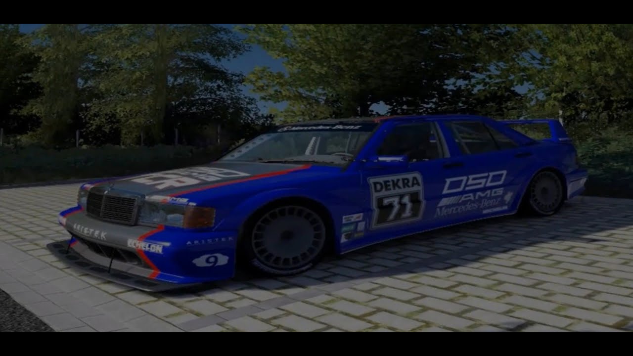 Classic Sim Racing: MB 190E at the Green Hell | VR POV | Assetto Corsa