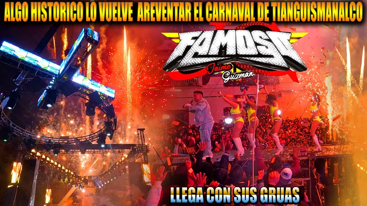 🔊SONIDO FAMOSO💖UNA VEZ MAS HACE HISTORIA 💥Y REVIENTA EL CARNAVAL 🔥DE TIANGUISMANALCO 2026👈