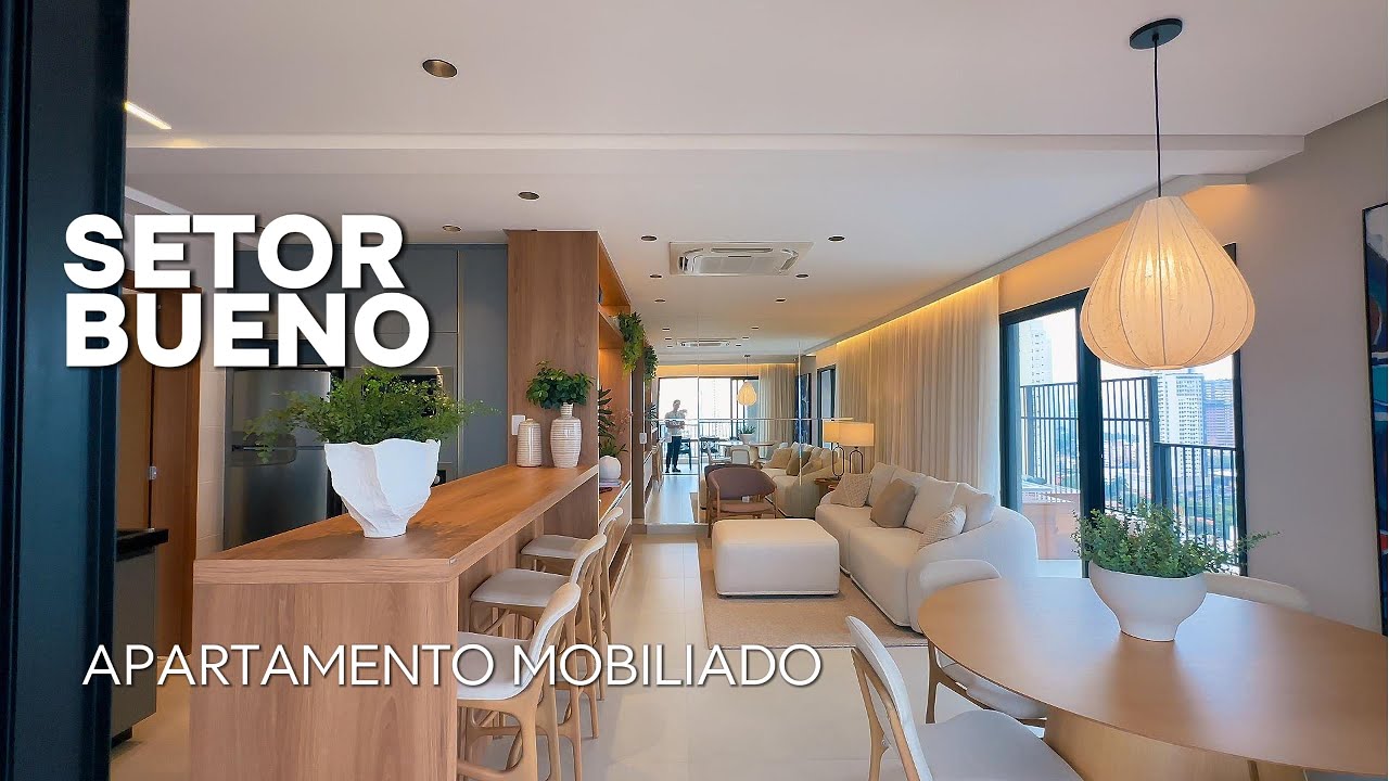 APARTAMENTO MOBILIADO A VENDA NO SETOR BUENO EM GOIÂNIA !!