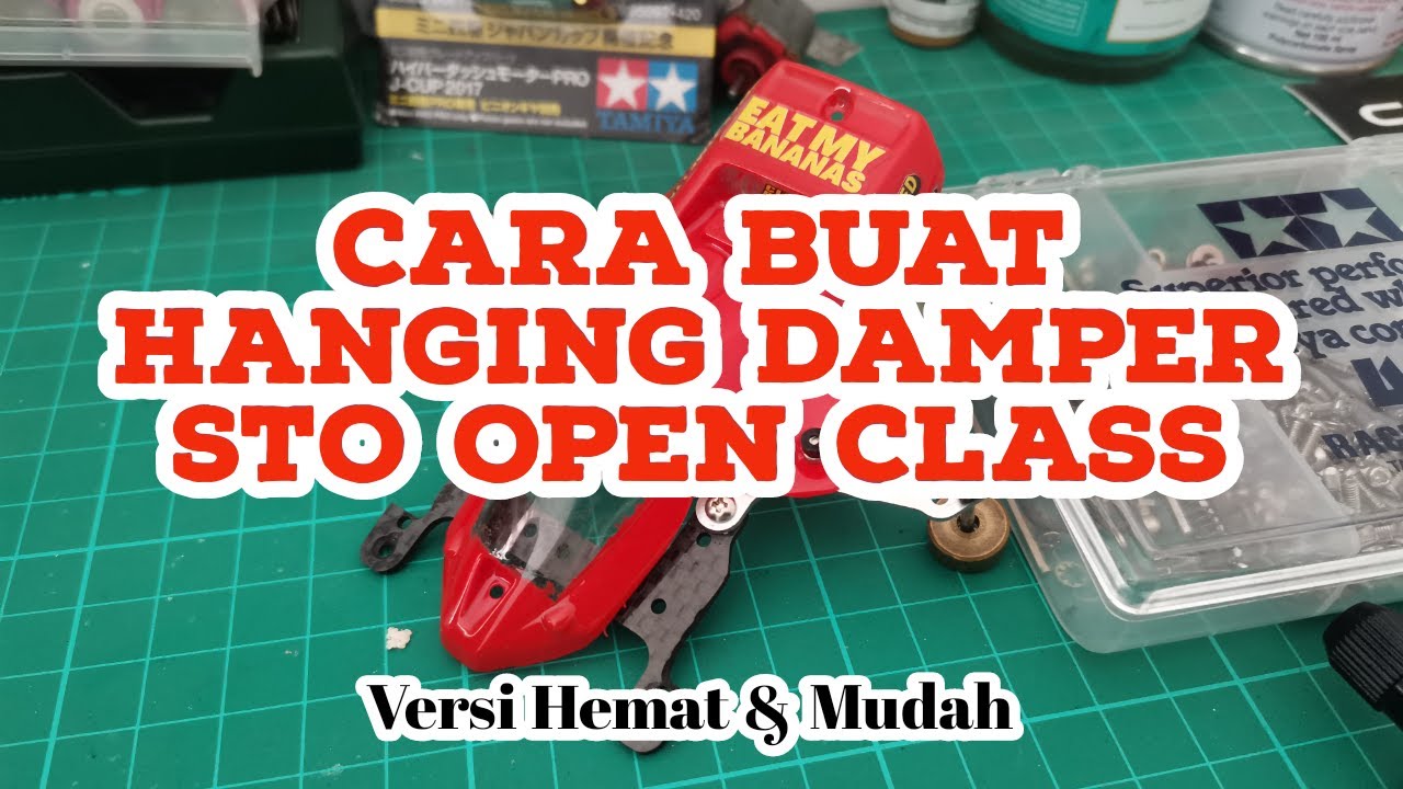 CARA MEMBUAT HANGING DAMPER TAMIYA STO OPEN CLASS [ミニ四駆] MINI 4WD