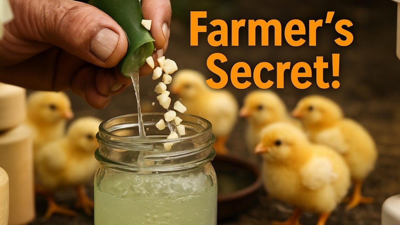 This Water Mix Healed My Sick Chicks in 24 Hours! (Aloe Vera + Garlic)