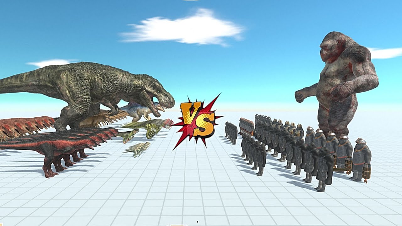 5 vs 5  Carnivore dinosaurs V Mutant Primates - ARBS
