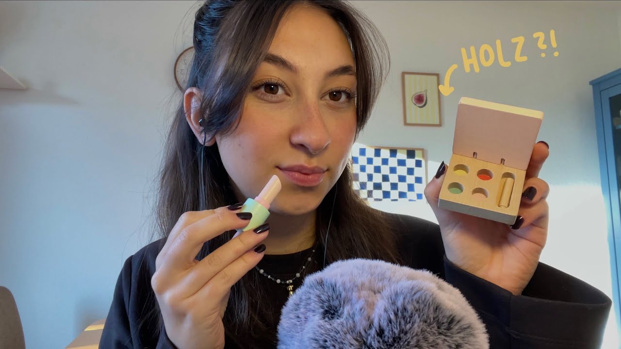ASMR | Ich schminke dich mit HOLZ Make-up 🤍 (personal attention) 