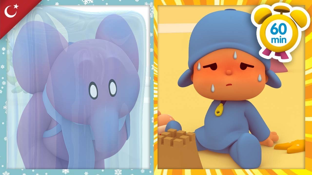 🌡️ 🥵 🥶  POCOYO TÜRK - Sıcak VS Soğuk [ 60 dakika ] Çocuklar için ÇIZGI FILMLER